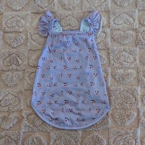 2/$10 🐾 New Size Large Floral Dog Dress - Purple 🐾